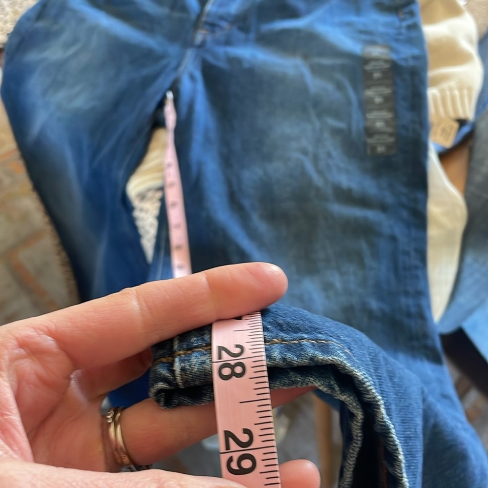 J. Crew Medium Blue Wide-Leg Jeans - Picture 10 of 10
